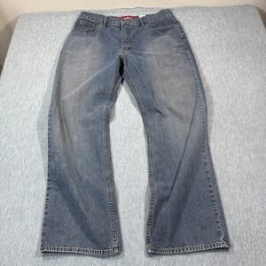 Unionbay Jeans Mens 38x32 Blue Vintage Cut Straight Leg Classic 100% Cotton y2k